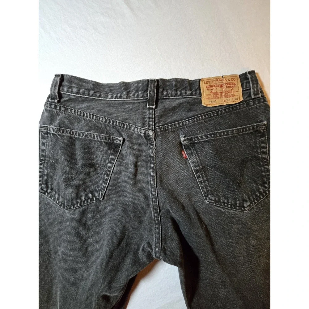 Levi Strauss Mens 505‎ 34×30 Charcoal